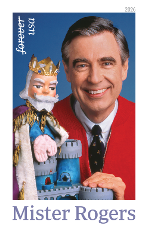 2026 Mister Rogers Stamps | Tool Stamps US Postage Stamps