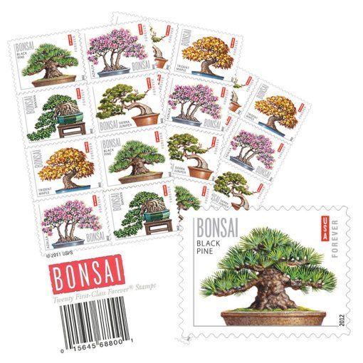 2012 Bonsai Tree  stamps | Forever Stamps US Postage Stamps
