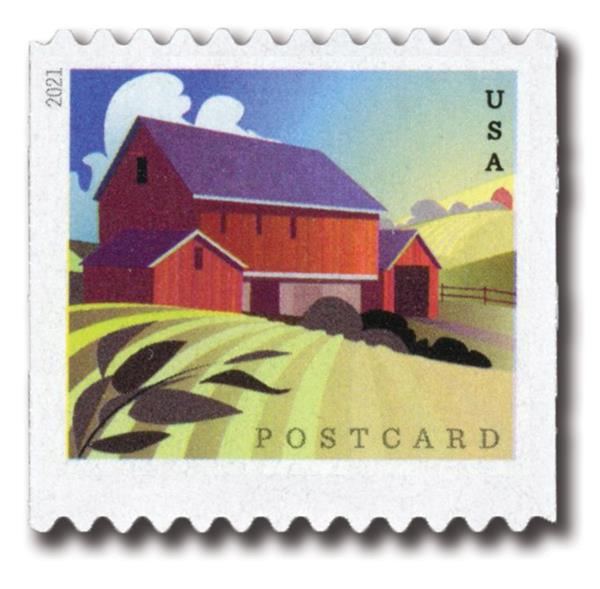 2021 Barn Postcard stamps | Forever Stamps US Postage Stamps