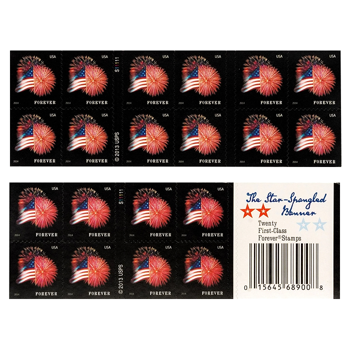 2014 Star-Spangled Banner books Forever®Stamp | Forever Stamps US Postage Stamps