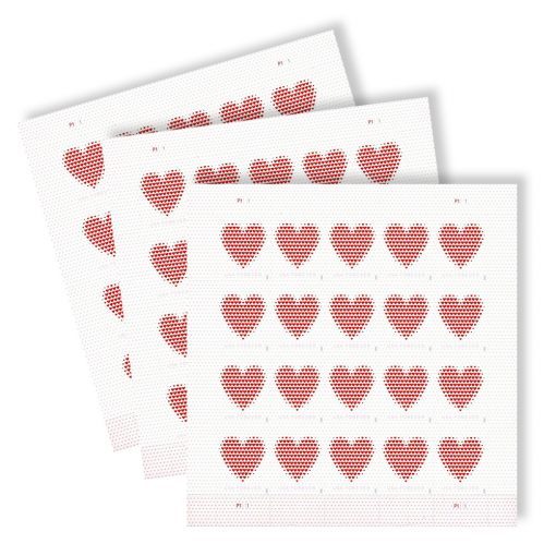 2020 Made of Hearts Forever Stamps | Forever Stamps US Postage Stamps