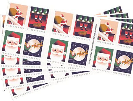 2021 A Visit from St Nick Christmas stamps | Forever Stamps US Postage Stamps