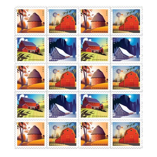 2021 Barn Postcard stamps | Forever Stamps US Postage Stamps