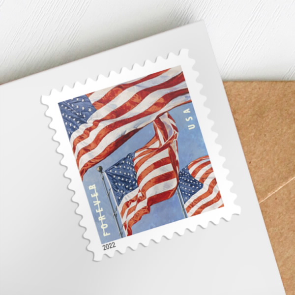 2022 Flag Stamps books | Forever Stamps US Postage Stamps