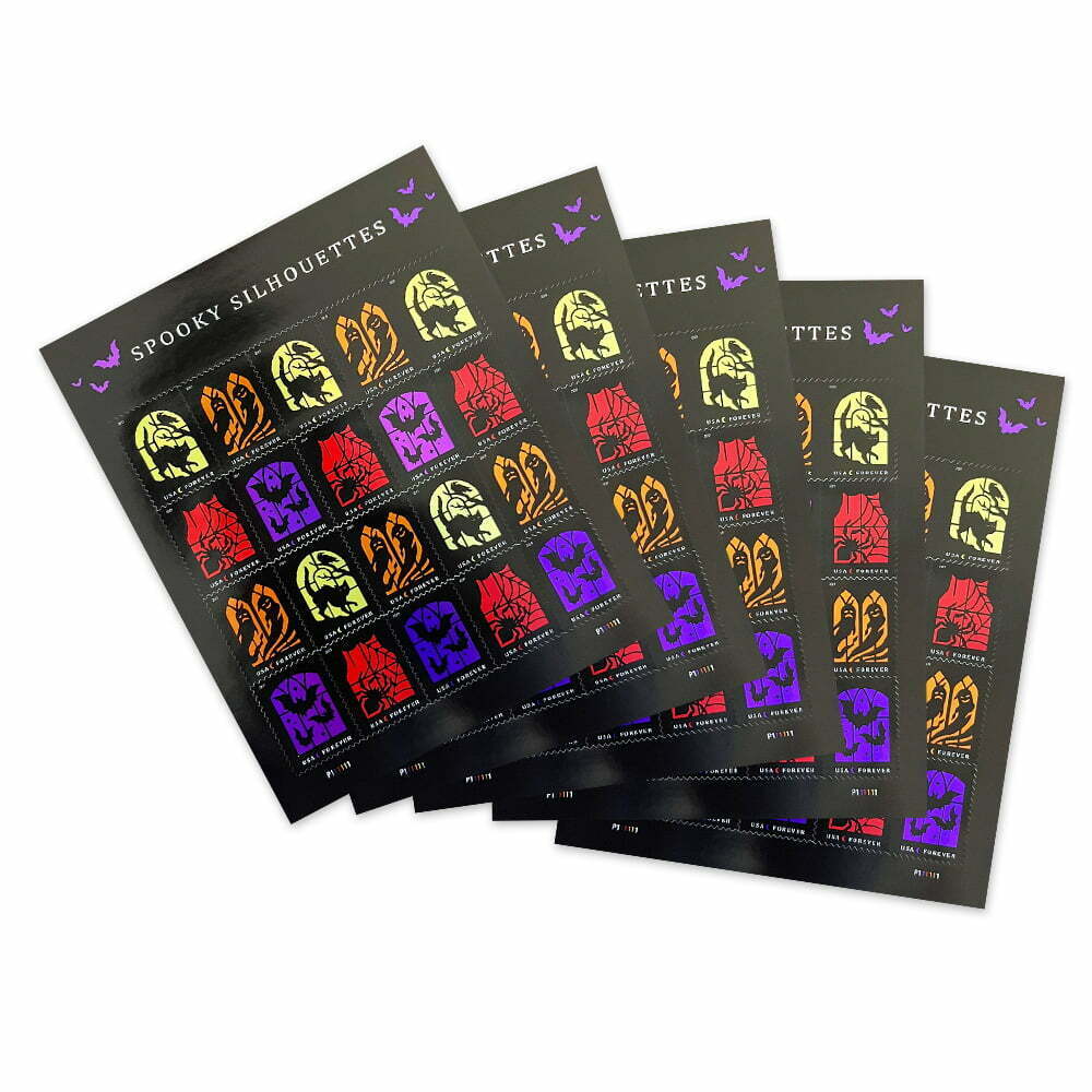 2019 Spooky Silhouettes Stamps | Forever Stamps US Postage Stamps