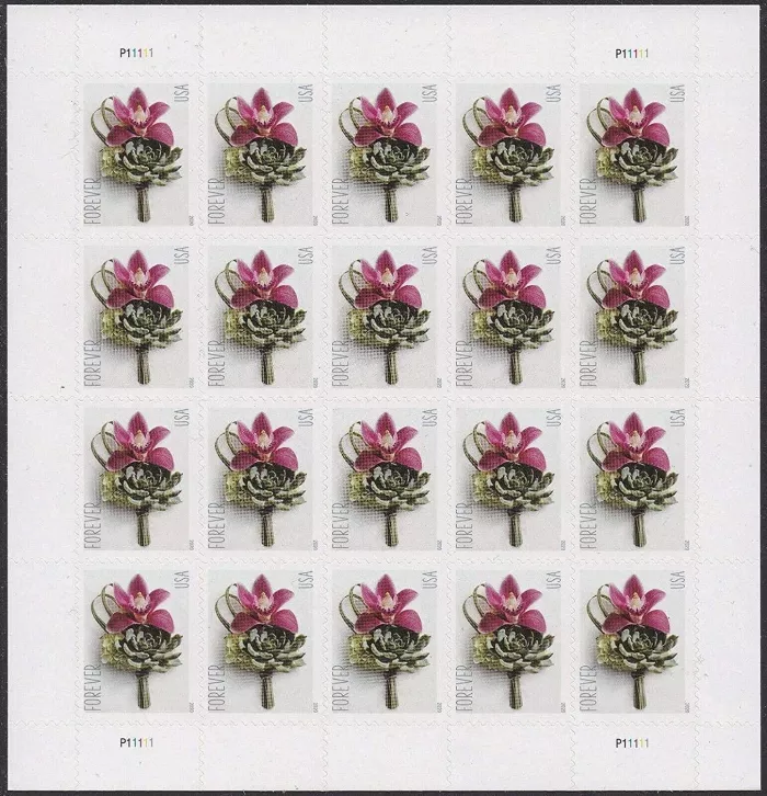 2020 Contemporary Boutonniere Forever®Stamp | Forever Stamps US Postage Stamps