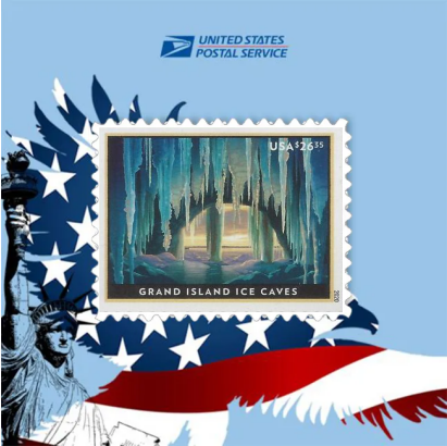 2020 Grand Island Ice Caves stamps | Forever Stamps US Postage Stamps