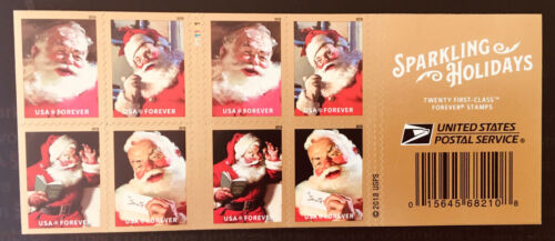2018 Sparkling Holiday Christmas stamps | Forever Stamps US Postage Stamps