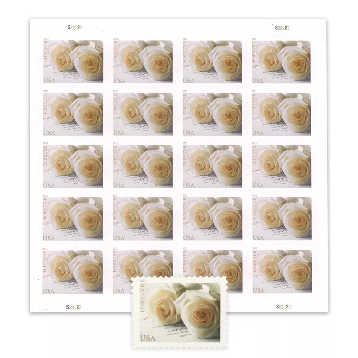 2011 Wedding Roses Commemorative stamps | Forever Stamps US Postage Stamps