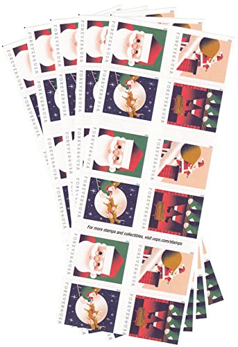 2021 A Visit from St Nick Christmas stamps | Forever Stamps US Postage Stamps
