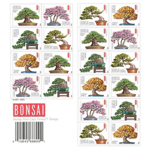 2012 Bonsai Tree  stamps | Forever Stamps US Postage Stamps