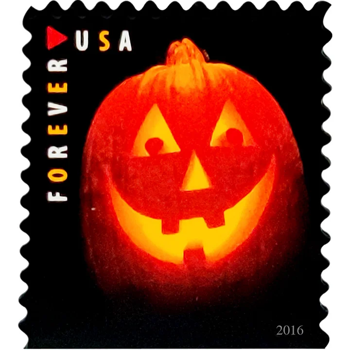 2016 Jack-o’-Lanterns Stamps | Forever Stamps US Postage Stamps