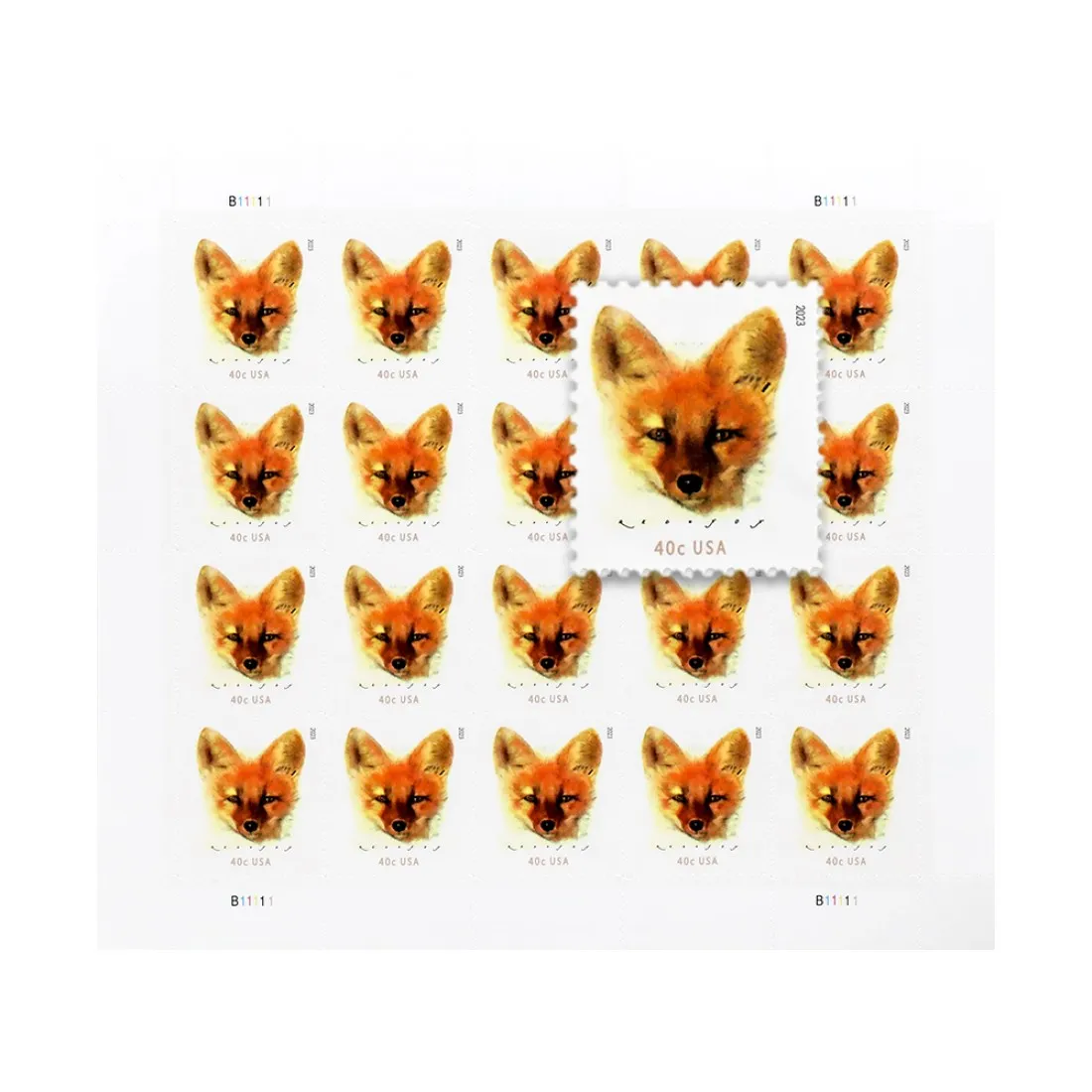 2023 RED FOX stamps | Forever Stamps US Postage Stamps