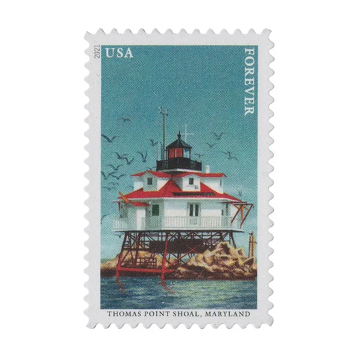 2021 Mid-Atlantic Lighthouses Stamps | Forever Stamps US Postage Stamps
