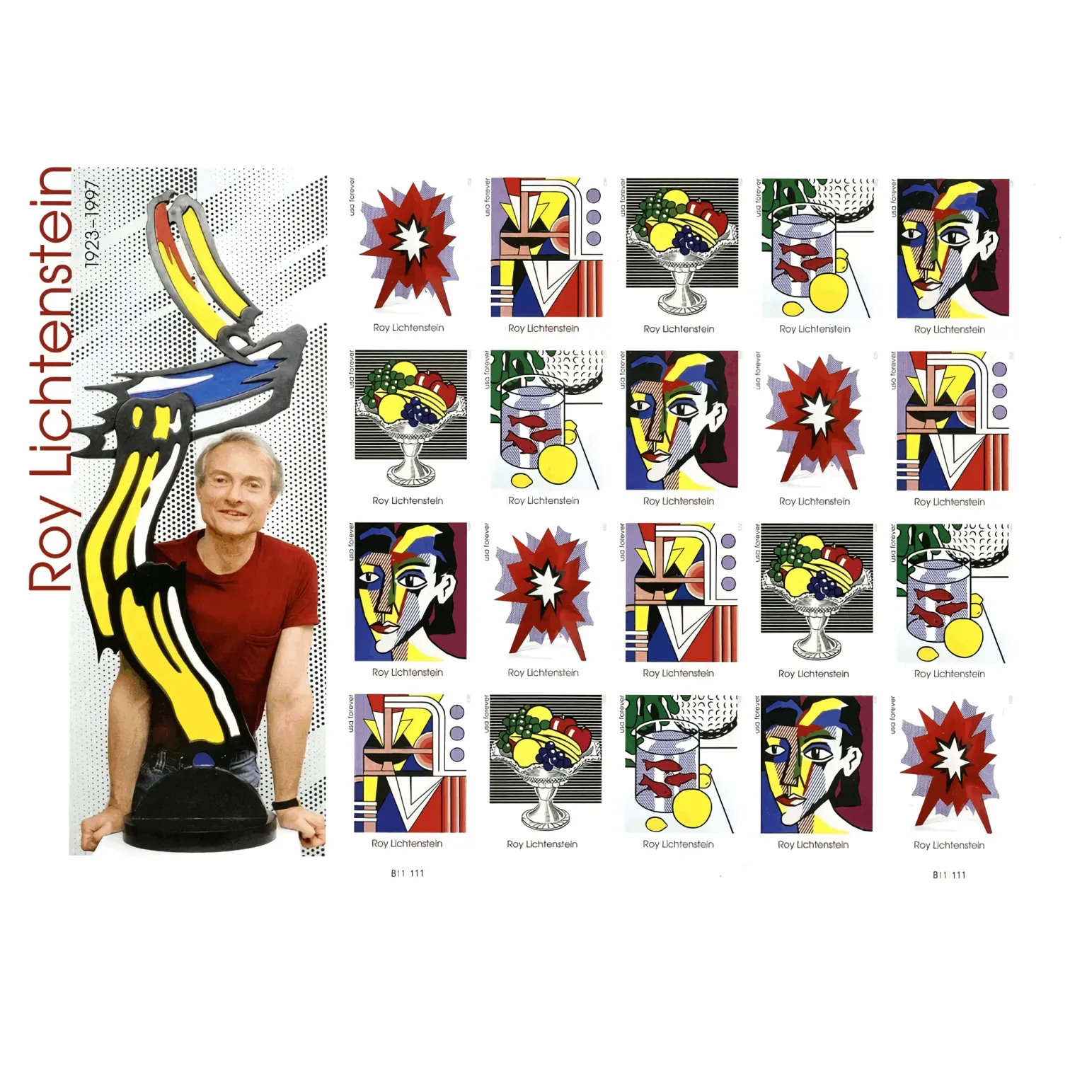 2023 Roy Lichtenstein Stamps | Forever Stamps US Postage Stamps
