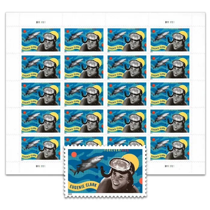 2022 Eugenie Clark Stamps | Forever Stamps US Postage Stamps
