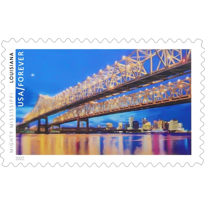 2022 Mighty Mississippi Stamps | Forever Stamps US Postage Stamps