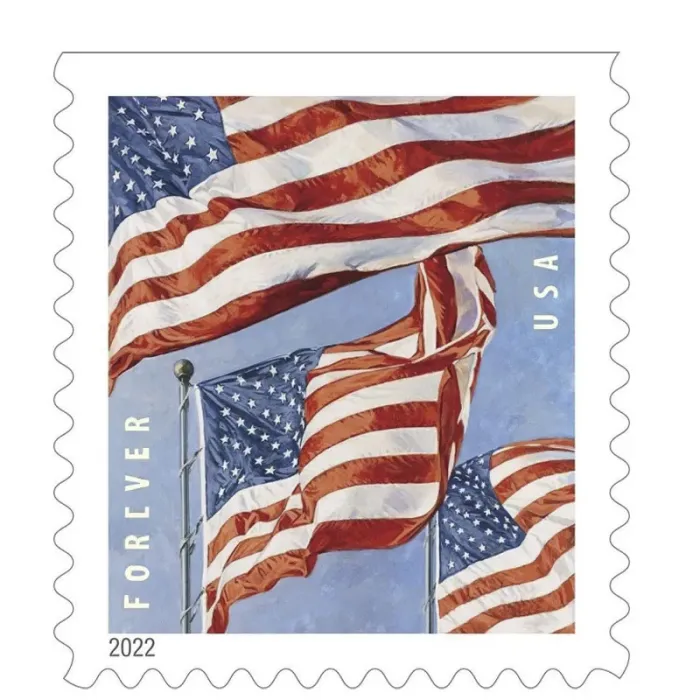 2022 U.S. Flag Forever Stamps 100 Rolls | Tool Stamps US Postage Stamps
