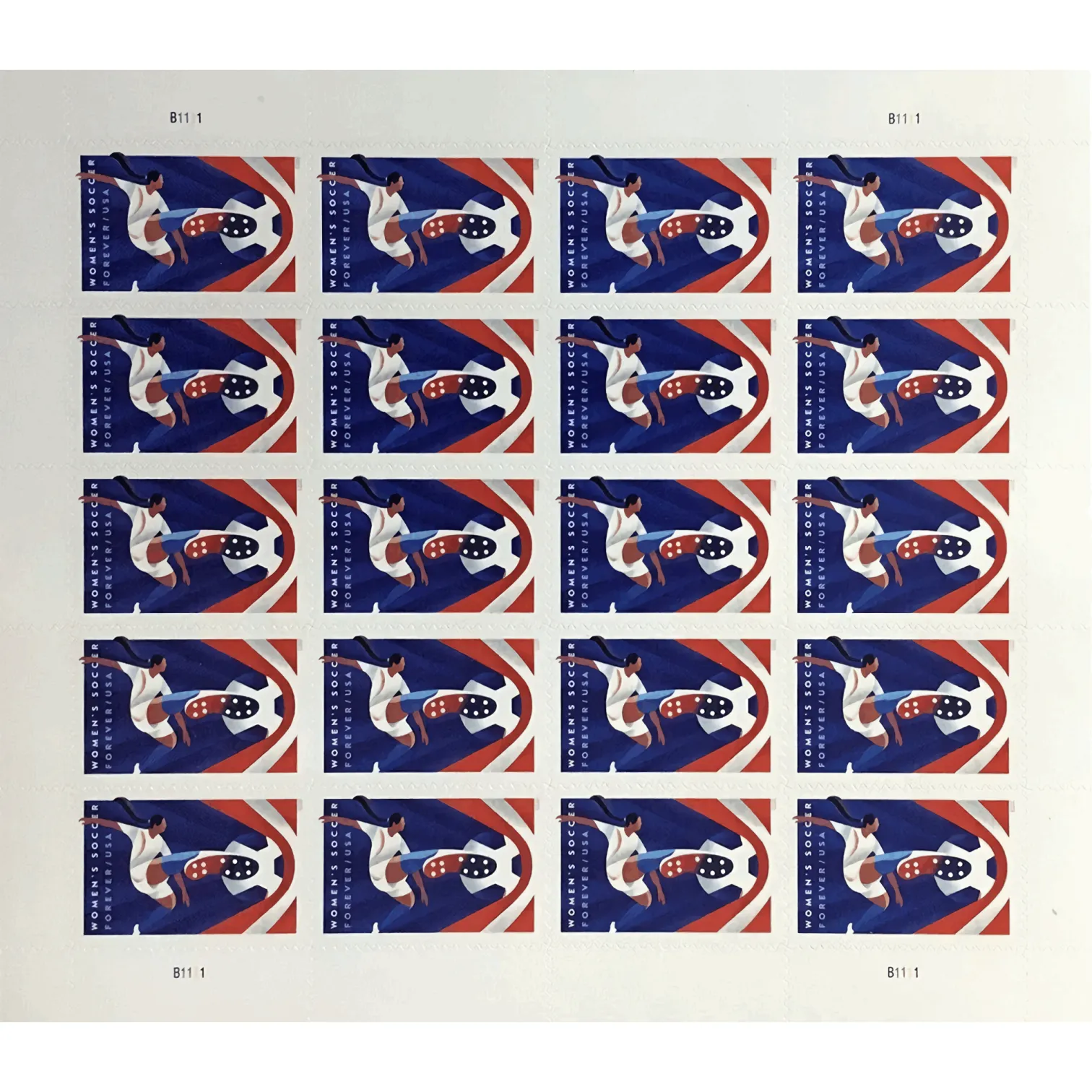 2023 Women's Soccer Stamps | Forever Stamps US Postage Stamps