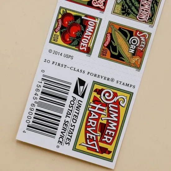2015 SUMMER HARVEST Stamps | Forever Stamps US Postage Stamps
