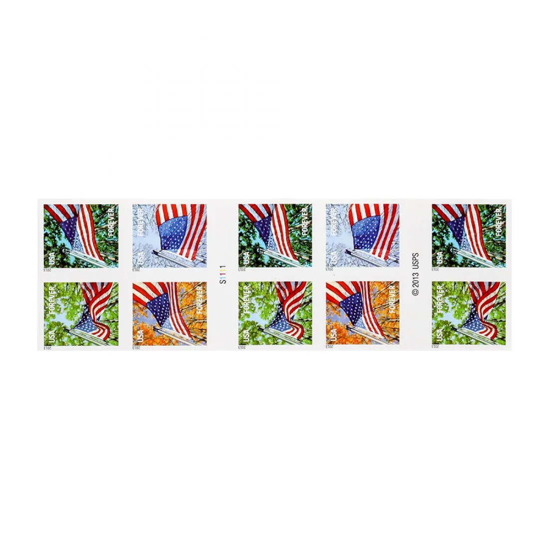 2013 A Flag for All Seasons books | Forever Stamps US Postage Stamps