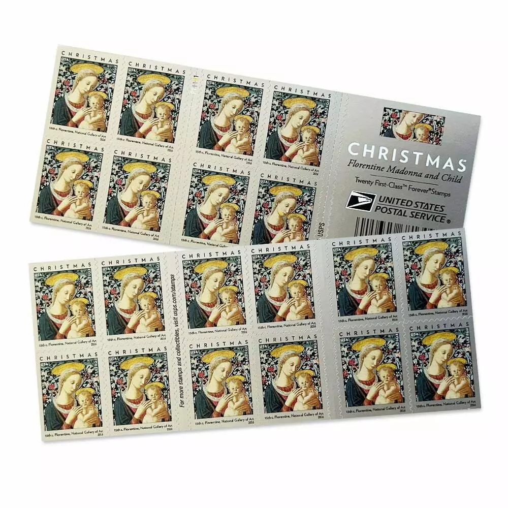 2016 Florence Madonna and Child Stamps | Forever Stamps US Postage Stamps