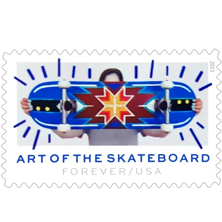 2023 Art of the Skateboard Stamps | Forever Stamps US Postage Stamps