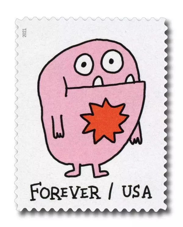 2021 Message Monsters Stamps | Forever Stamps US Postage Stamps