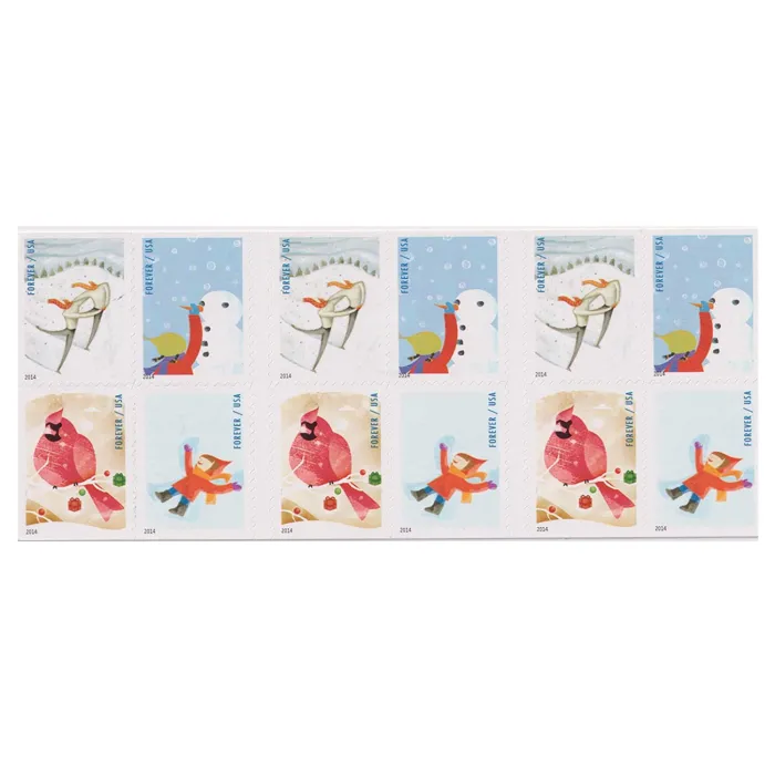 2014 Winter Fun Stamps | Forever Stamps US Postage Stamps