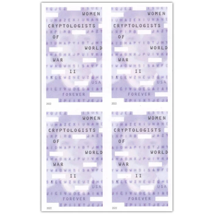 2022 Women Cryptologists of World War ll Press Steet with Die-Ctus | Forever Stamps US Postage Stamps