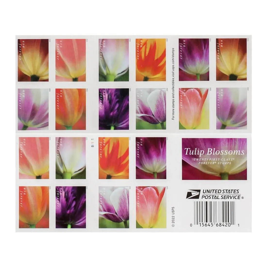2023 Tulip Blossoms | Forever Stamps US Postage Stamps