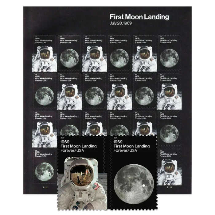 2019 First Moon Landing | Forever Stamps US Postage Stamps