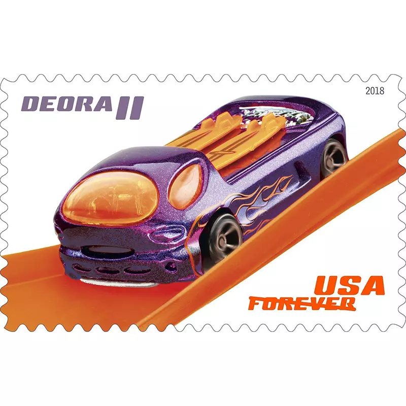 2018 Hot Wheels Stamps | Forever Stamps US Postage Stamps