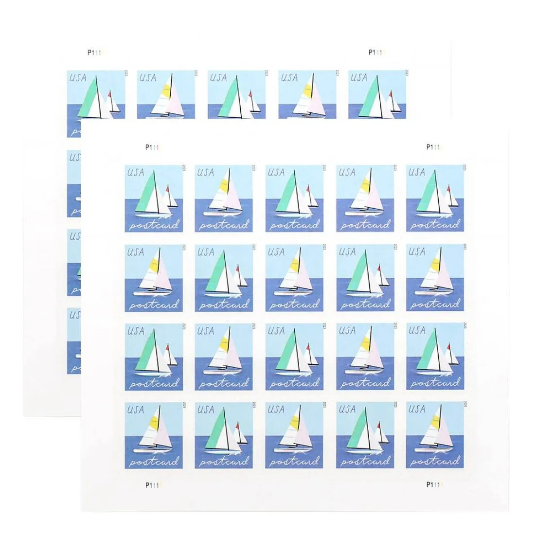 2023 Sailboats Postcard Stamps | Forever Stamps US Postage Stamps