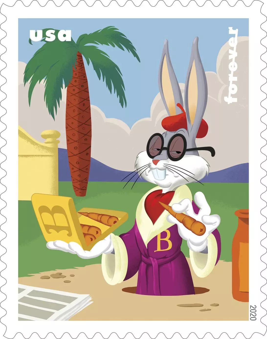2020 Bugs Bunny Stamps | Forever Stamps US Postage Stamps