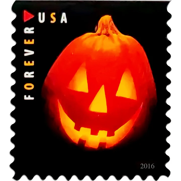 2016 Jack-o’-Lanterns Stamps | Forever Stamps US Postage Stamps