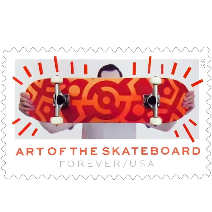 2023 Art of the Skateboard Stamps | Forever Stamps US Postage Stamps