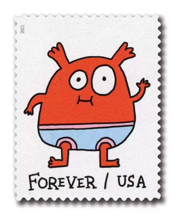 2021 Message Monsters Stamps | Forever Stamps US Postage Stamps