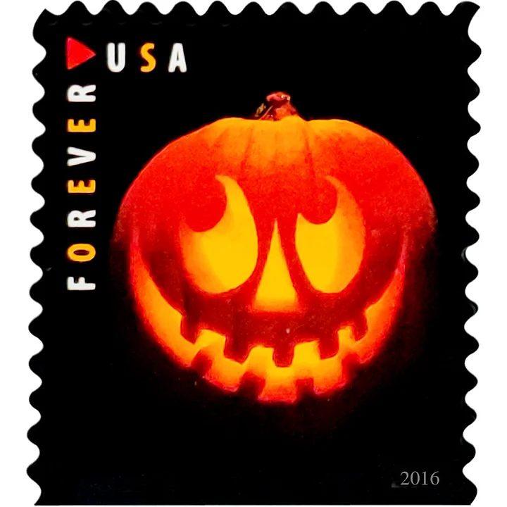 2016 Jack-o’-Lanterns Stamps | Forever Stamps US Postage Stamps