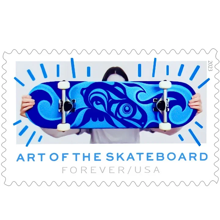 2023 Art of the Skateboard Stamps | Forever Stamps US Postage Stamps