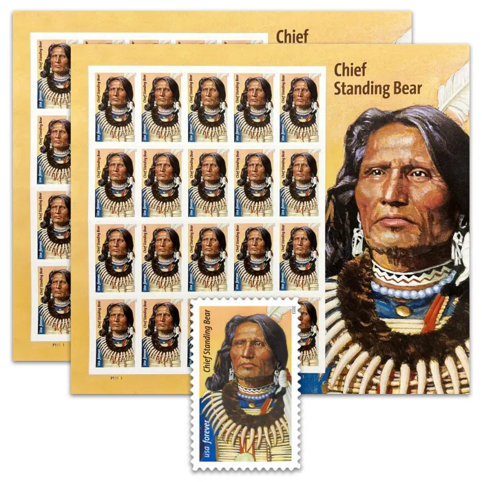2023 Chief Standing Bear Stamp | Forever Stamps US Postage Stamps