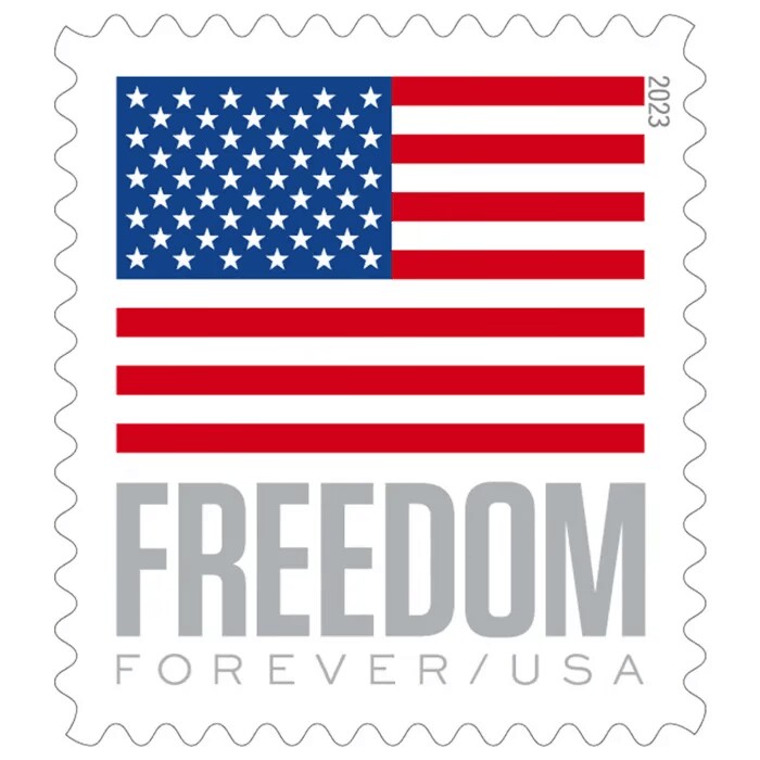 Big Sales! 5 U.S. Flag Stamps,5 Rolls/500 Pcs | Forever Stamps US Postage Stamps