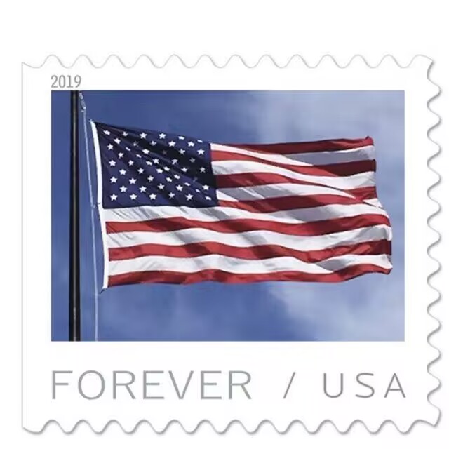 Big Sales! 5 U.S. Flag Stamps,5 Rolls/500 Pcs | Forever Stamps US Postage Stamps