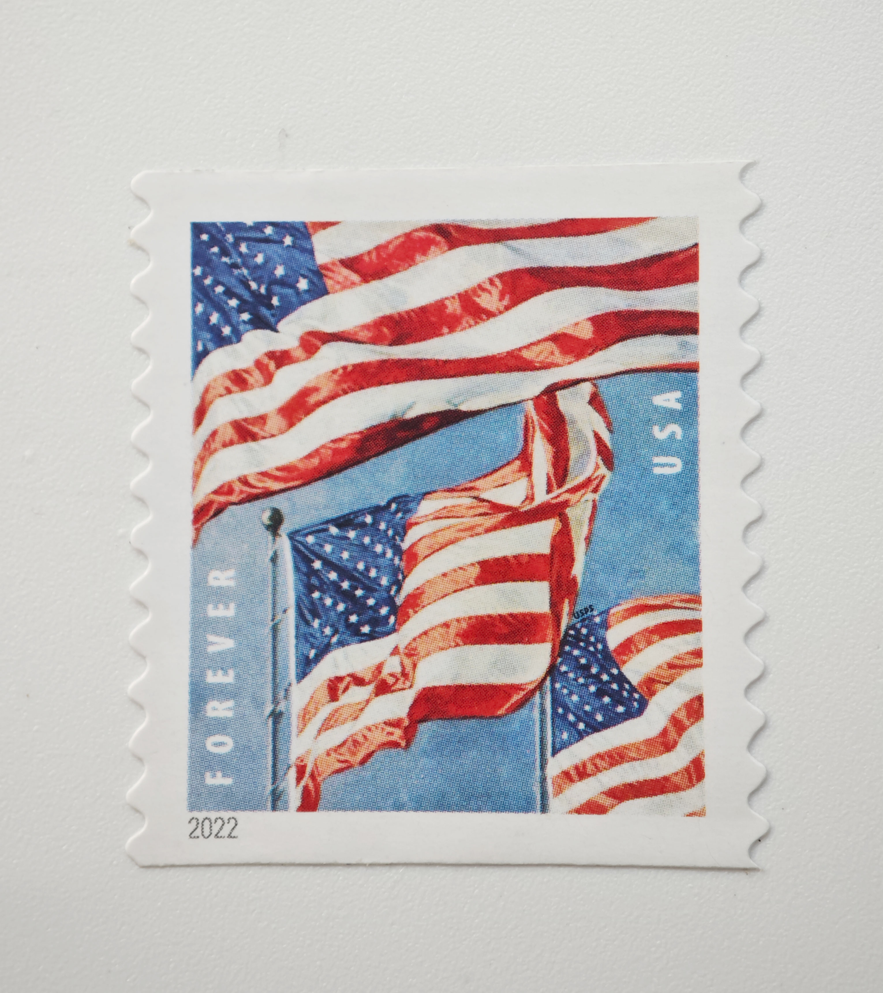Big Sales! 3 U.S. Flag Stamps,3 Rolls/300 Pcs | Forever Stamps US Postage Stamps