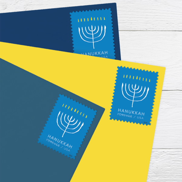 2024 Hanukkah Stamps | Forever Stamps US Postage Stamps
