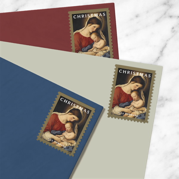 2024 Christmas Madonna and Child Stamps | Forever Stamps US Postage Stamps