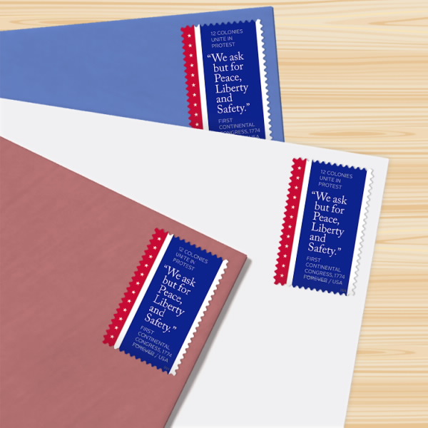 2024 First Continental congress | Forever Stamps US Postage Stamps