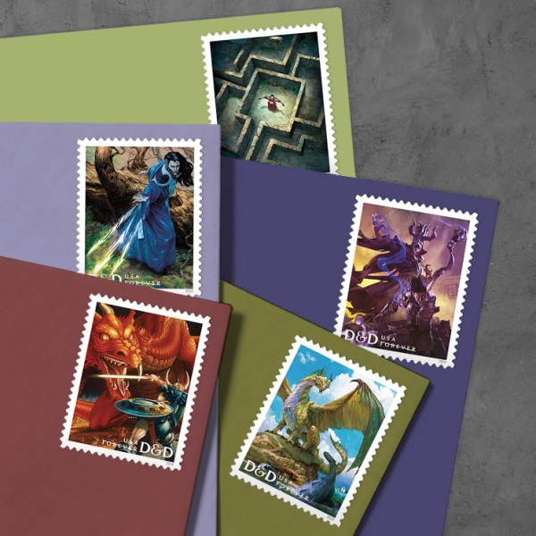 2024 Dungeons & Dragons Stamps | Forever Stamps US Postage Stamps
