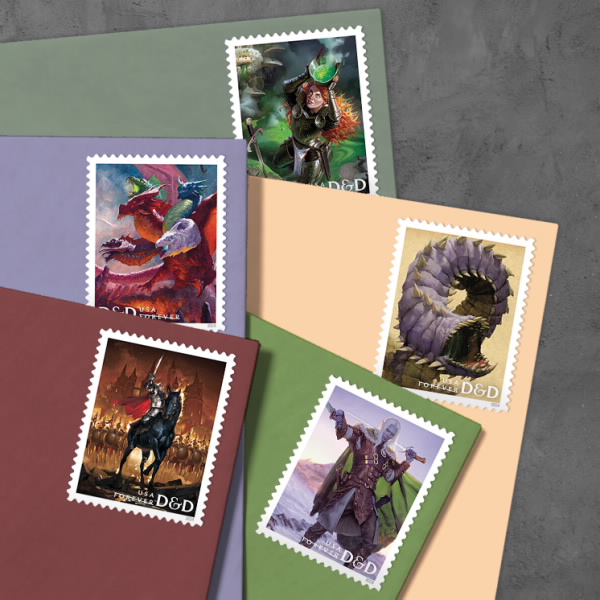 2024 Dungeons & Dragons Stamps | Forever Stamps US Postage Stamps