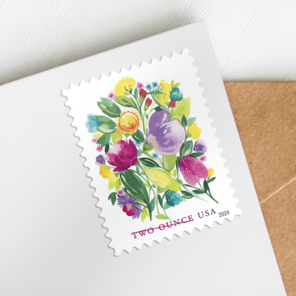 2024 Wedding Blooms Stamps Two Ounce | Forever Stamps US Postage Stamps